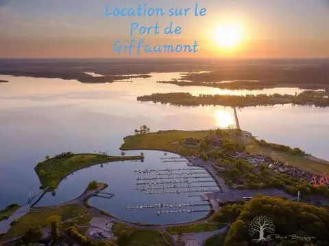 Vue aérienne du lac